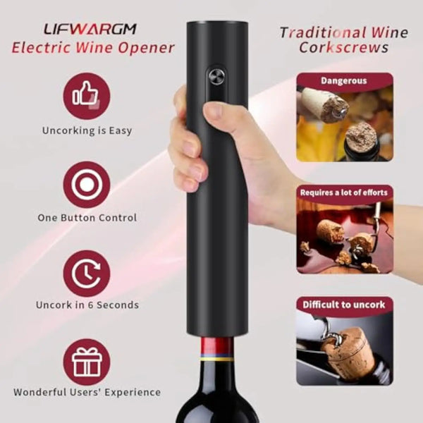 Tire bouchon Automatique de vin avec tous les accessoires
